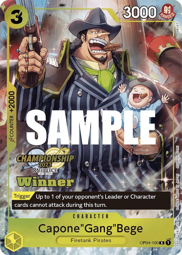 Capone"Gang"Bege (CS 2023 Top Players Pack) [Winne OP04-100 - One Piece Promo kart görseli