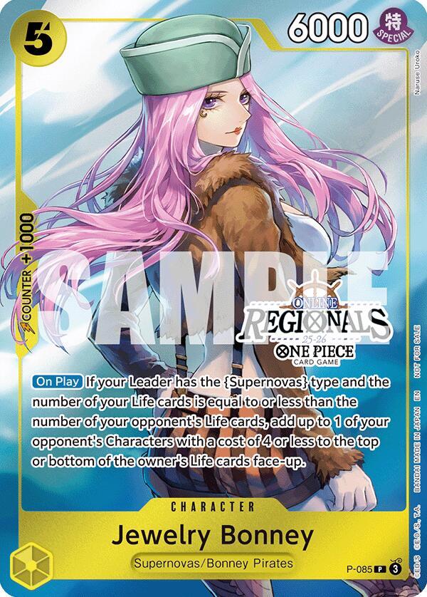 Jewelry Bonney (Online Regional Participation Pack P-085 - One Piece Promo kart görseli
