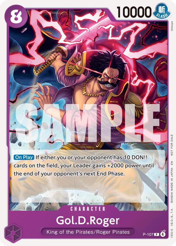 Gol.D.Roger (Store Tournament 2025 Vol. 4) P-107 - One Piece Promo kart görseli