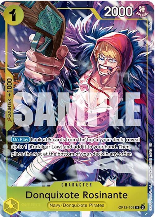 Donquixote Rosinante (Illustration Box Vol.6) OP12-108 - One Piece Promo kart görseli