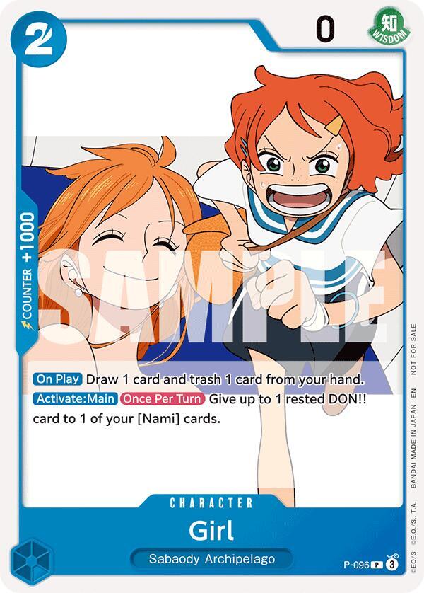 Girl (OP14 Release Event) P-096 - One Piece Promo kart görseli