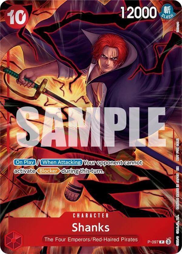 Shanks (Event Pack Vol. 8) P-097 - One Piece Promo kart görseli