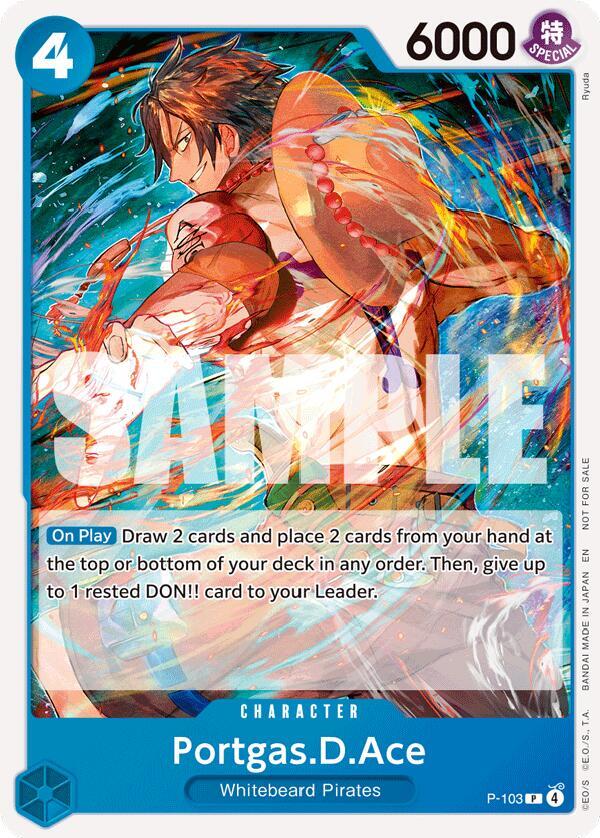 Portgas.D.Ace (Store Tournament 2025 Vol. 4) P-103 - One Piece Promo kart görseli