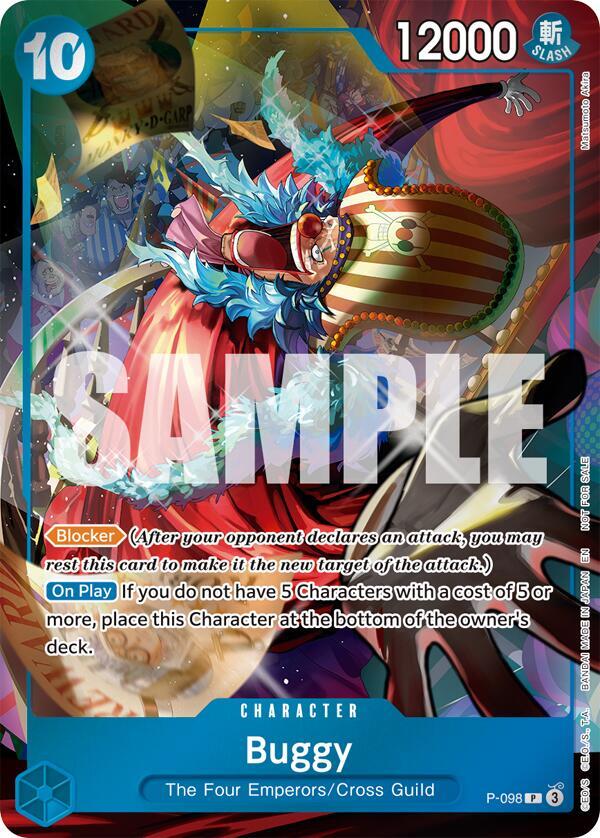 Buggy (Event Pack Vol. 8) P-098 - One Piece Promo kart görseli
