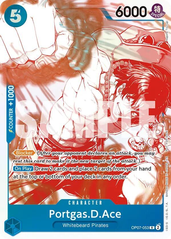 Portgas.D.Ace - OP07-053 (3rd Anniversary Treasure OP07-053 - One Piece Promo kart görseli