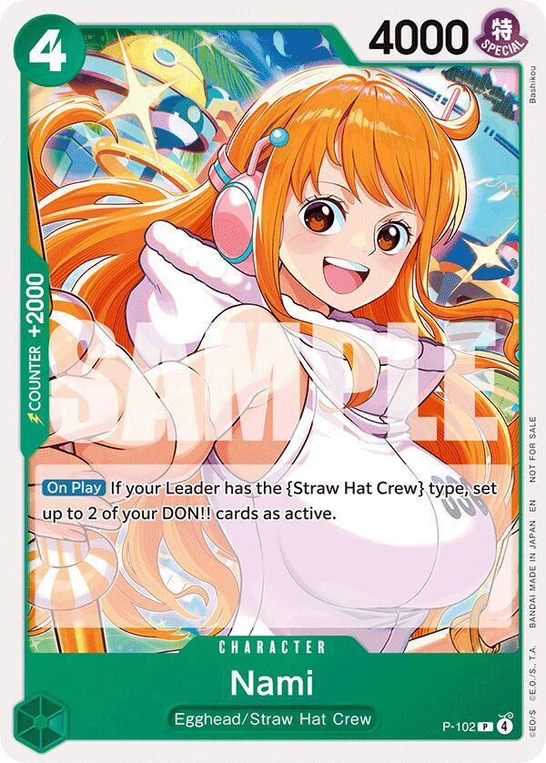 Nami (Tournament Pack 2026 Vol. 2) P-102 - One Piece Promo kart görseli