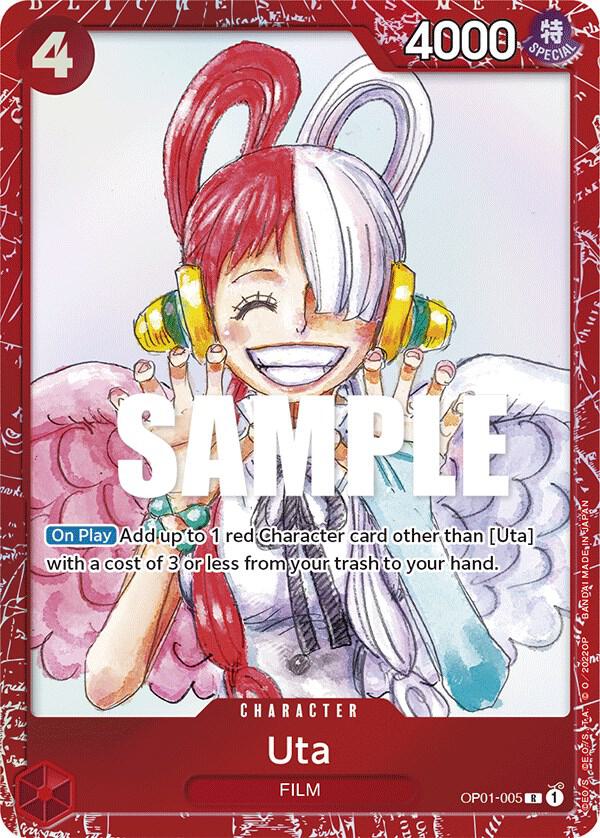 Uta (Premium Card Collection -ONE PIECE FILM RED E OP01-005 - One Piece Promo kart görseli
