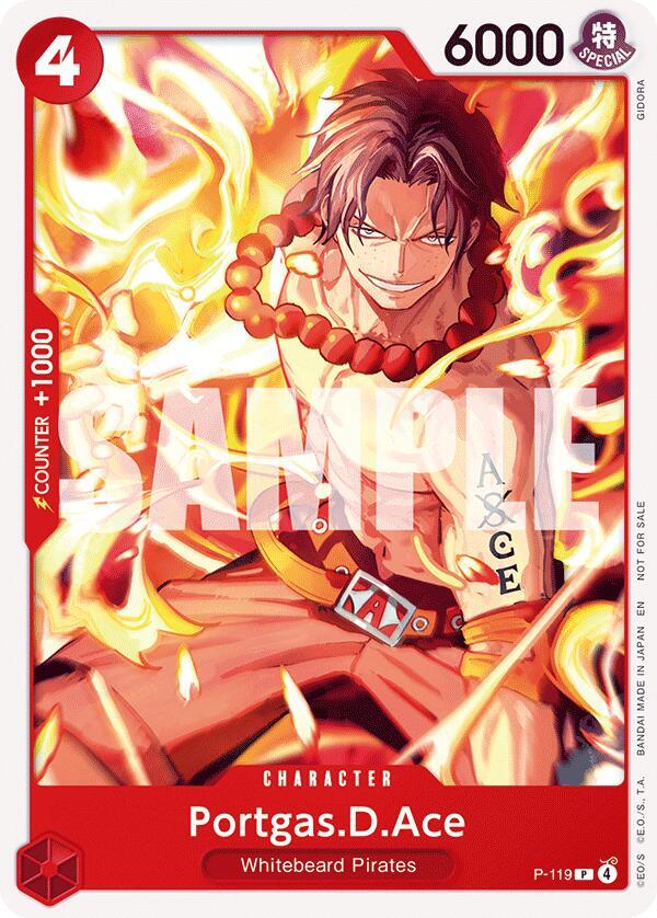 Portgas.D.Ace (Pirates Party 2026 Vol. 1) P-119 - One Piece Promo kart görseli