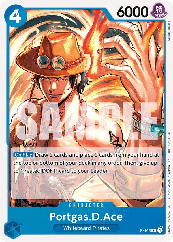 Portgas.D.Ace (Tournament Pack 2026 Vol. 2) P-103 - One Piece Promo kart görseli
