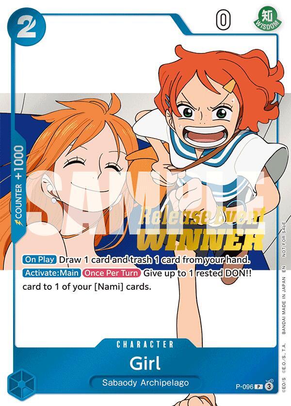 Girl (OP14 Release Event Winner) P-096 - One Piece Promo kart görseli