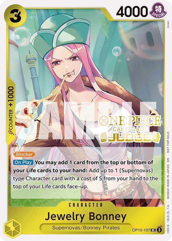 Jewelry Bonney (Judge Pack Vol. 7) OP10-107 - One Piece Promo kart görseli