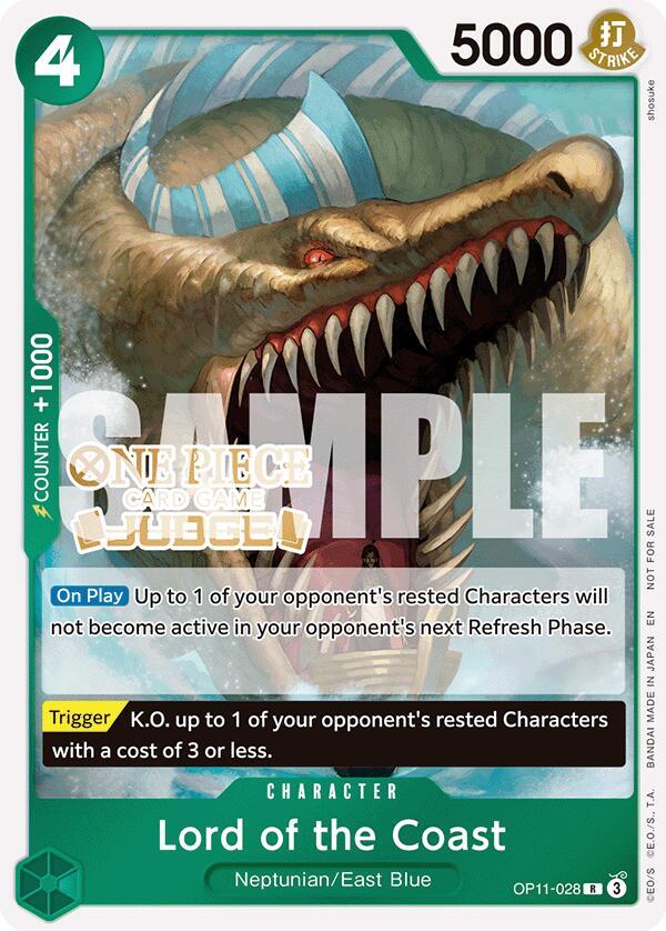 Lord of the Coast (Judge Pack Vol. 7) OP11-028 - One Piece Promo kart görseli
