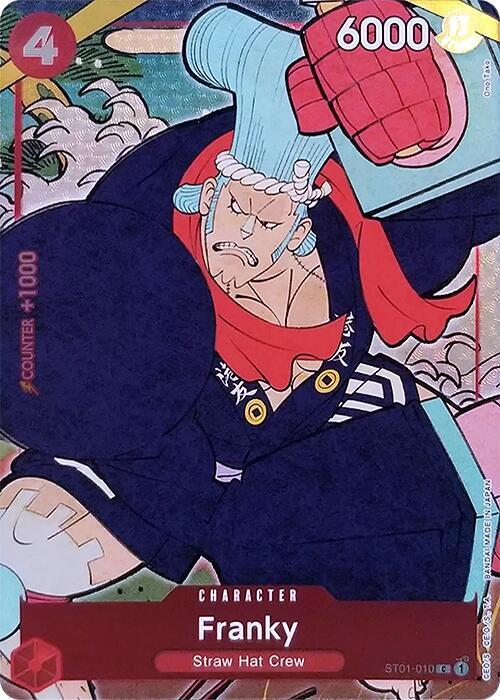 Franky (English Version 1st Anniversary Set) ST01-010 - One Piece Promo kart görseli