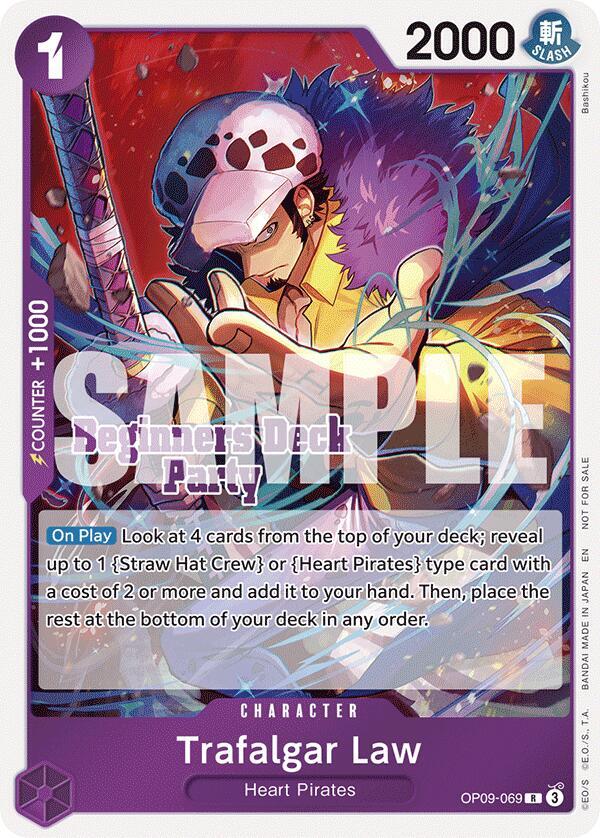 Trafalgar Law (Beginners Deck Party [ST-23] - [ST- OP09-069 - One Piece Promo kart görseli