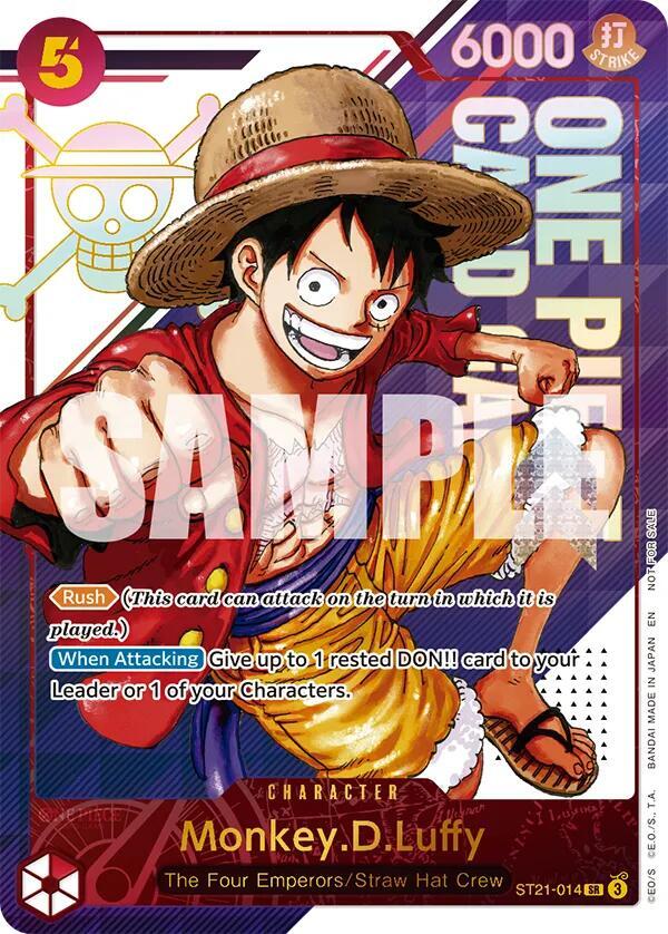 Monkey.D.Luffy - ST21-014 (3rd Anniversary Treasur ST21-014 - One Piece Promo kart görseli