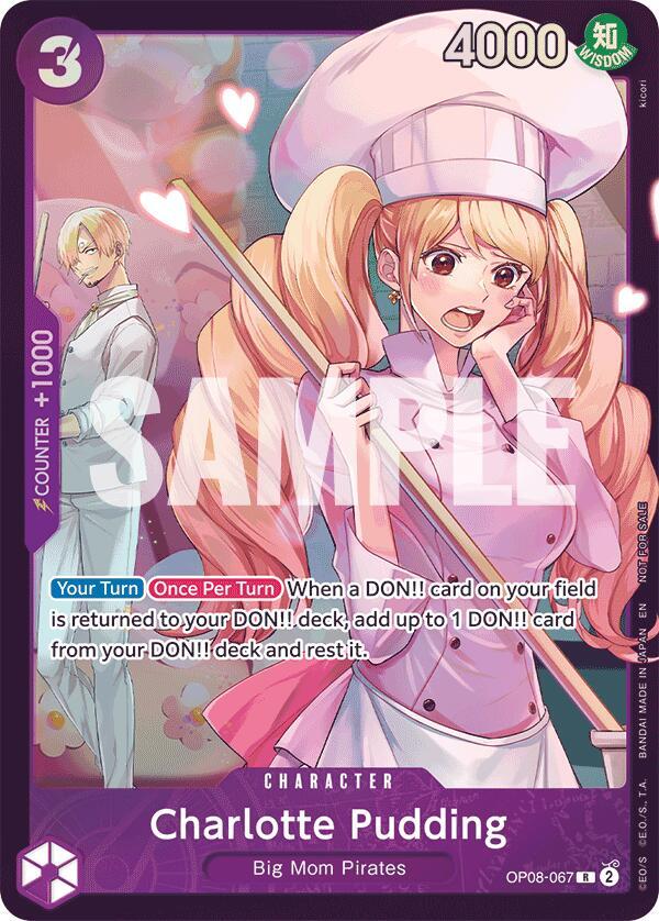 Charlotte Pudding (Store Treasure Cup 2025) OP08-067 - One Piece Promo kart görseli