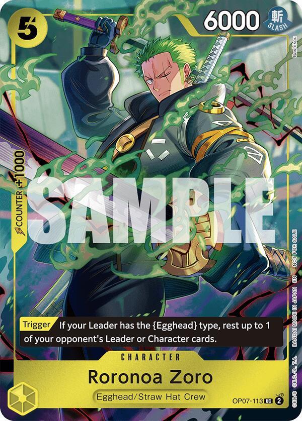 Roronoa Zoro (One Piece Day Dallas 2025) OP07-113 - One Piece Promo kart görseli