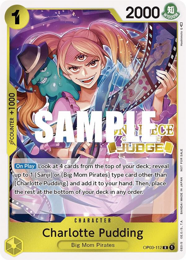Charlotte Pudding (Judge Pack Vol. 2) OP03-112 - One Piece Promo kart görseli