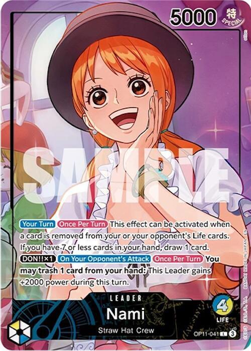 Nami (Whole Cake Island Arc) OP11-041 - One Piece Promo kart görseli