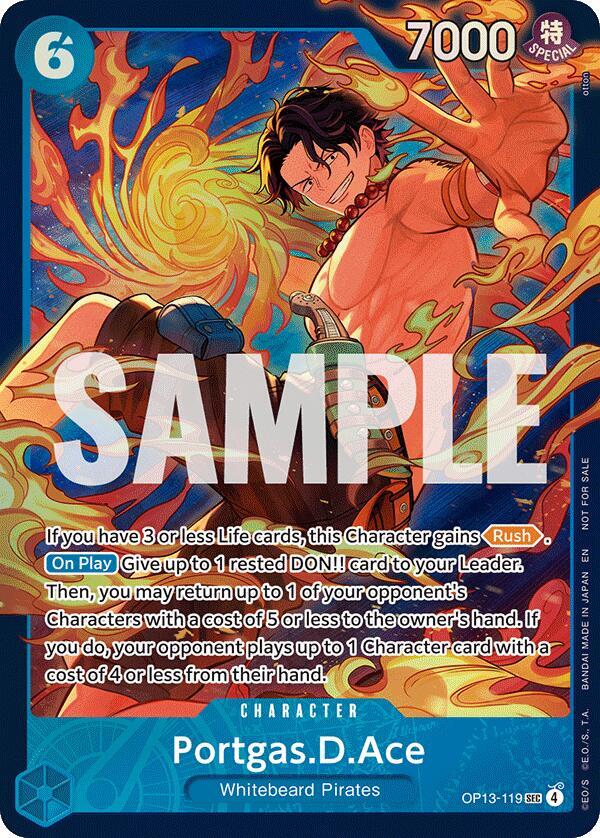 Portgas.D.Ace (119) (Treasure Cup 2026) (Store) OP13-119 - One Piece Promo kart görseli