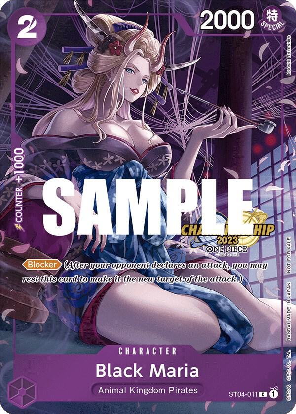 Black Maria (CS 2023 Celebration Pack) ST04-011 - One Piece Promo kart görseli