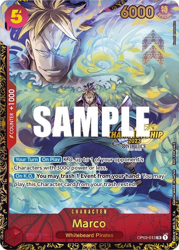 Marco (Championship 2023) OP03-013 - One Piece Promo kart görseli