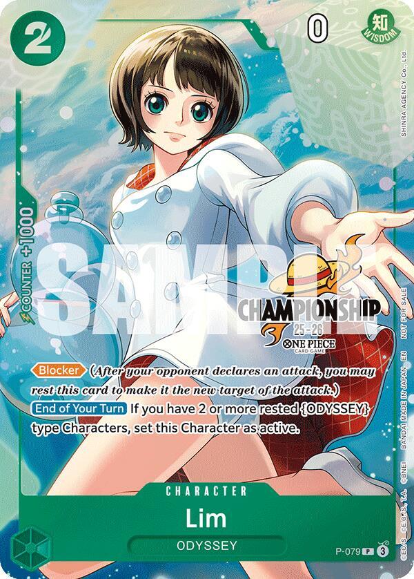 Lim (CS 25-26 Event Pack Finalist Ver.) P-079 - One Piece Promo kart görseli