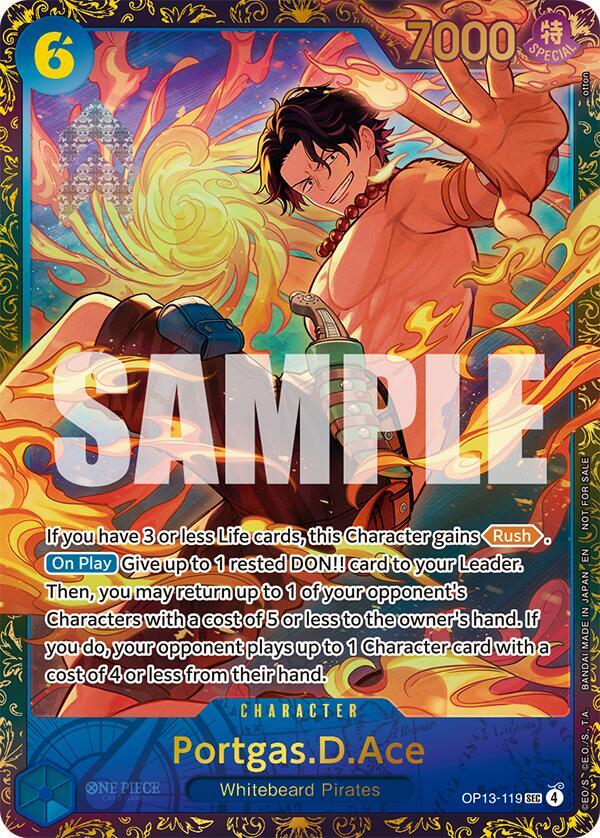 Portgas.D.Ace (119) (Treasure Cup 2026) OP13-119 - One Piece Promo kart görseli