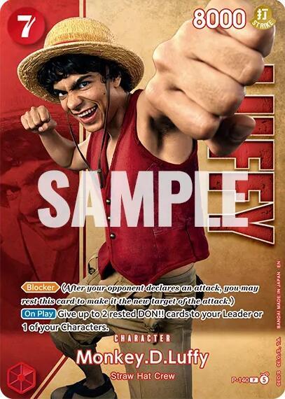 Monkey.D.Luffy - P-140 (Premium Card Collection -L P-140 - One Piece Promo kart görseli