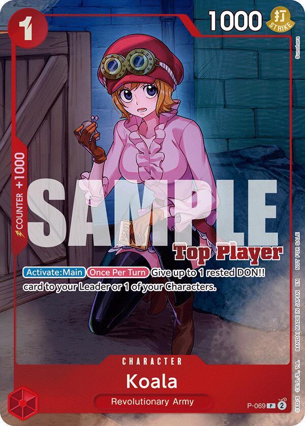 Koala (CS 25-26 Top Player Pack Vol. 2) P-069 - One Piece Promo kart görseli