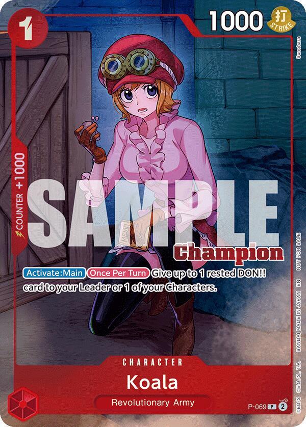 Koala (CS 25-26 Winner Card Set 2) P-069 - One Piece Promo kart görseli