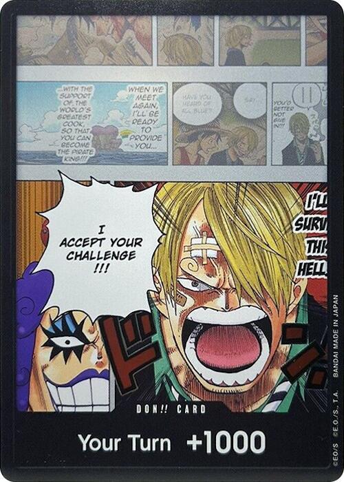 DON!! Card (Ivankov & Sanji) (Double Pack Set Vol. don_91 - DON!! Cards kart görseli