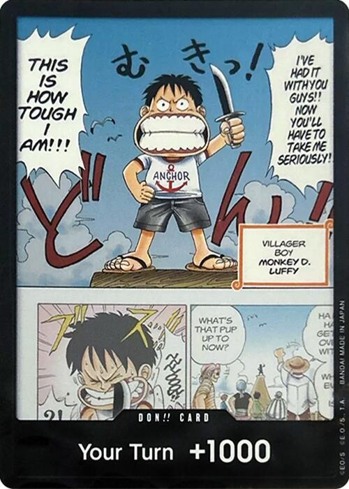 DON!! Card (Young Luffy) (Devil Fruits Collection  don_97 - DON!! Cards kart görseli