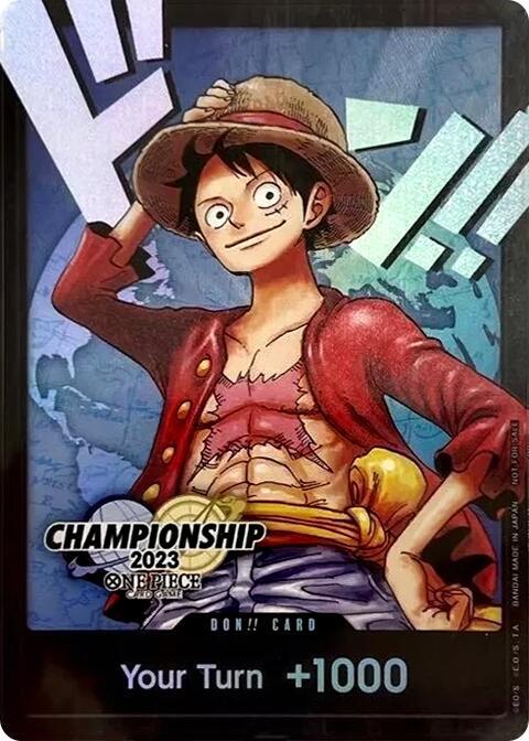 DON!! Card (Monkey.D.Luffy) (2023 World Championsh don_183 - DON!! Cards kart görseli