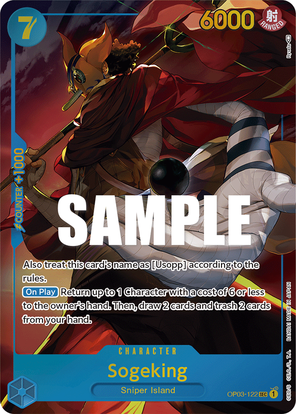 Sogeking (Alternate Art) OP03-122 - Pillars of Strength OP03 kart görseli