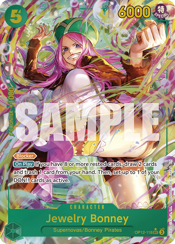 Jewelry Bonney (118) (Alternate Art) OP12-118 - Legacy of the Master OP12 kart görseli