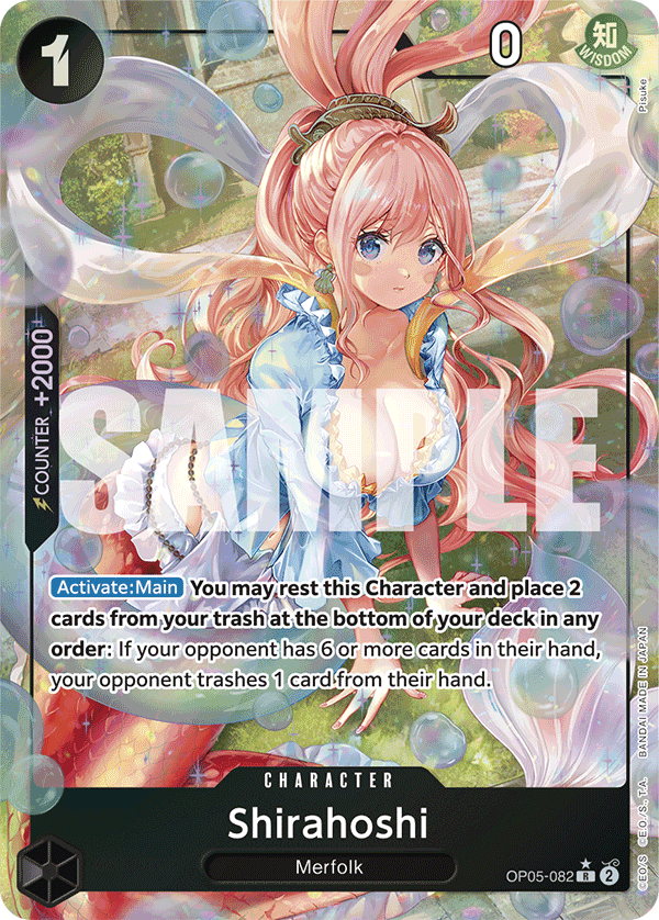 Shirahoshi (OP05-082) (Alternate Art) OP05-082 - Premium Booster PRB01 kart görseli