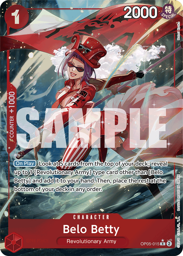 Belo Betty (Full Art) OP05-015 - Premium Booster PRB01 kart görseli