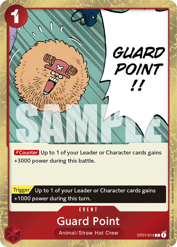 Guard Point (Jolly Roger Foil) ST01-014 - Premium Booster PRB01 kart görseli