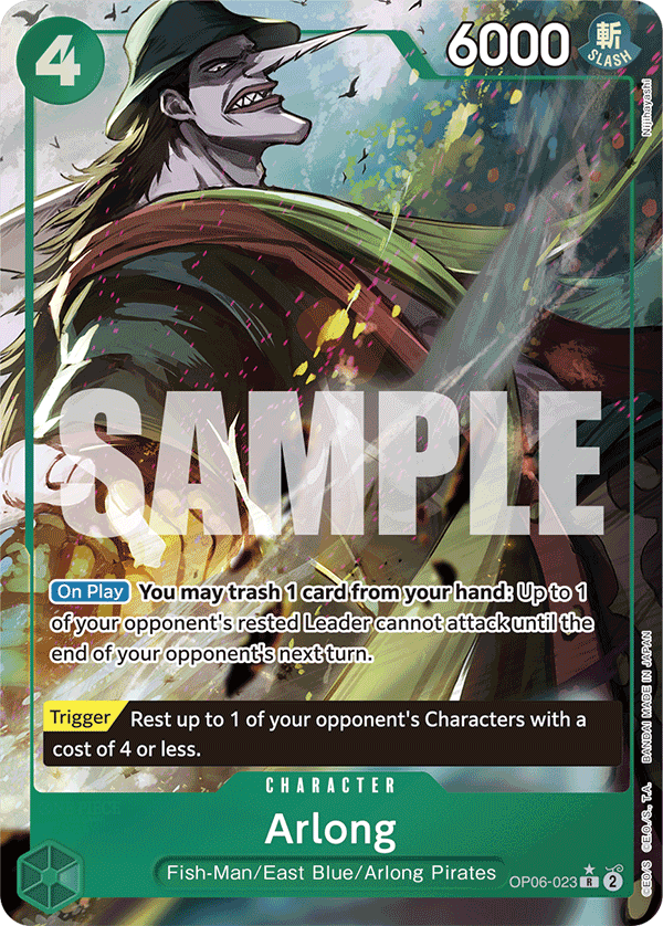 Arlong (Full Art) OP06-023 - Premium Booster PRB01 kart görseli