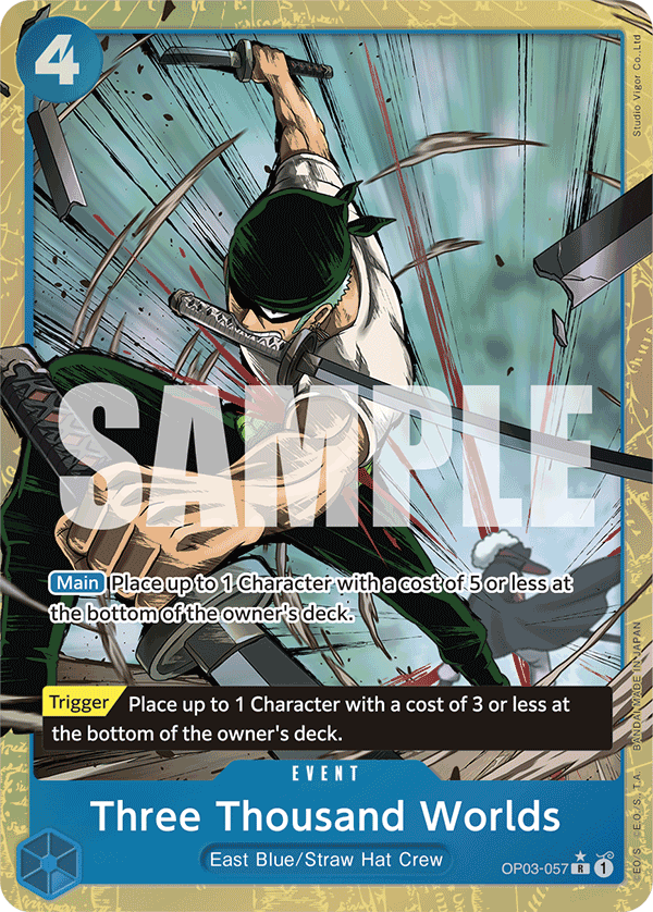 Three Thousand Worlds (Alternate Art) OP03-057 - Premium Booster PRB01 kart görseli