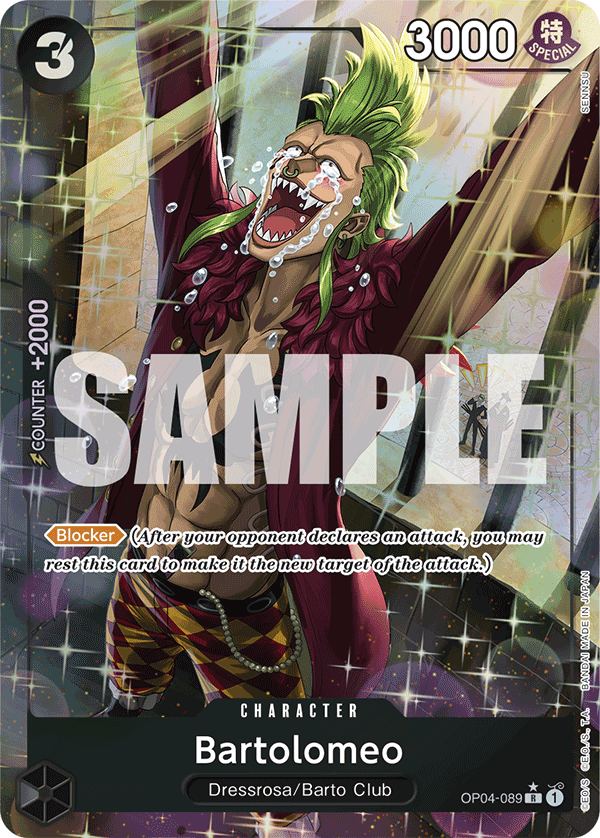Bartolomeo (OP04-089) (Alternate Art) OP04-089 - Premium Booster PRB01 kart görseli