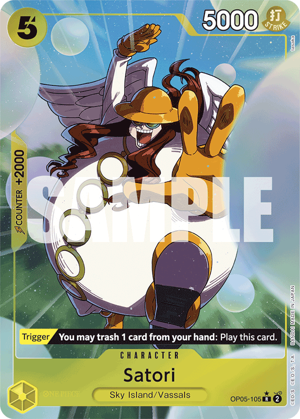 Satori (Alternate Art) OP05-105 - Premium Booster PRB01 kart görseli