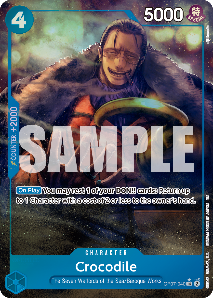 Crocodile - OP07-040 (Alternate Art) OP07-040 - Premium Booster Vol 2 PRB02 kart görseli