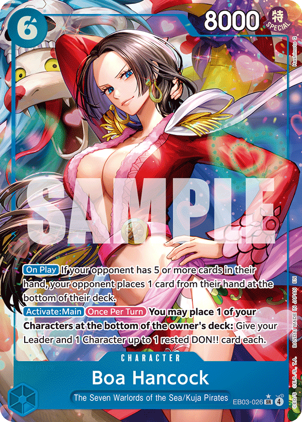 Boa Hancock (Alternate Art) EB03-026 - Extra Booster: One Piece Heroine's Edition EB03 kart görseli