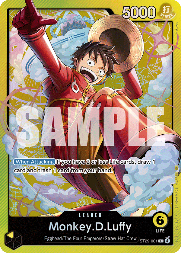 Monkey.D.Luffy (001) ST29-001 - ST29: Egghead kart görseli