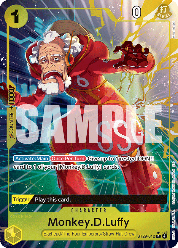 Monkey.D.Luffy (012) (Full Art) ST29-012 - ST29: Egghead kart görseli