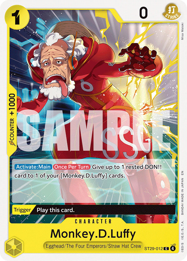 Monkey.D.Luffy (012) ST29-012 - ST29: Egghead kart görseli