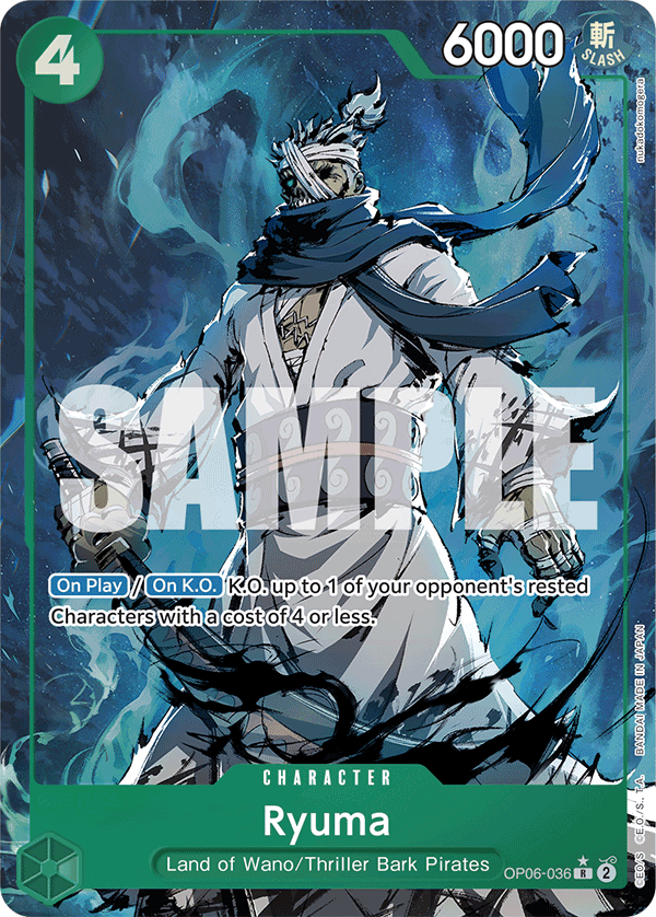 Ryuma (Alternate Art) OP06-036 - Premium Booster PRB01 kart görseli