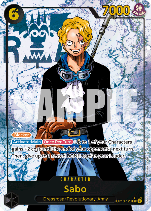 Sabo (120) (Parallel) OP13-120 - Carrying On His Will OP13 kart görseli